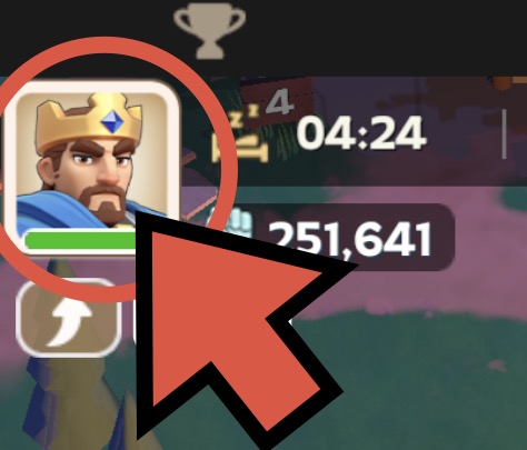 Profile picture circled at the top left